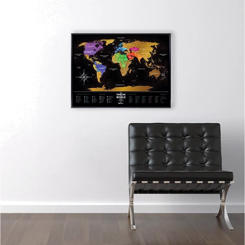 Скретч-карта світу Travel Map Black World (Eng) фото 4