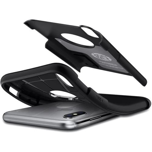 Чехол для iPhone Spigen Slim Armor Black (063CS25136) for iPhone Xs фото 6