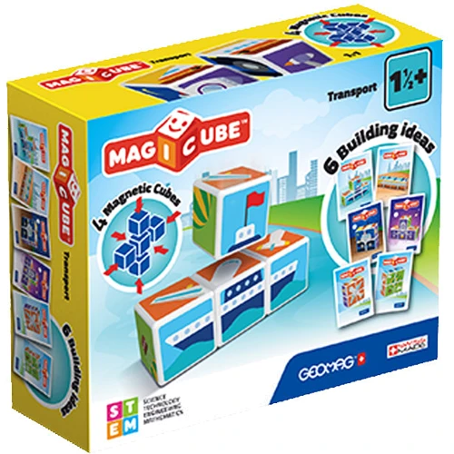Geomag MAGICUBE Transport | Магнітні кубики Транспорт