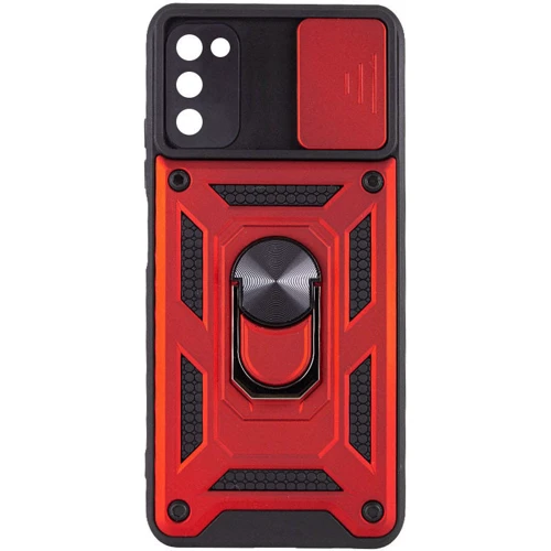 Аксессуар для смартфона Mobile Case Camshield Serge Ring Red for Samsung A037 Galaxy A03s: Тип накладка на заднюю часть