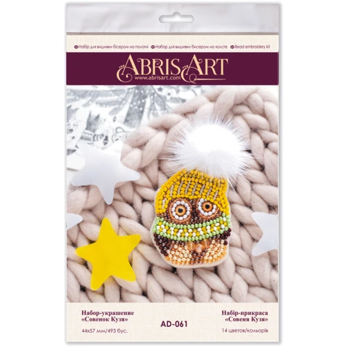 Abrisart AD-061 Набор для вышивки бисером украшения Совенок Кузя: Производитель Abrisart