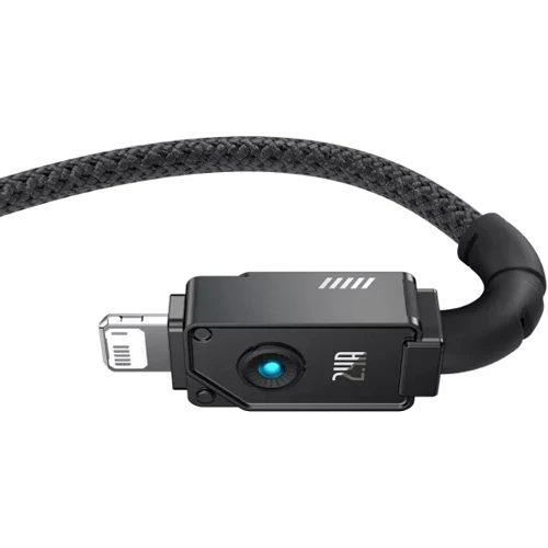 Кабель Baseus USB Cable to Lightning Unbreakable Series Fast Charging 2.4A 1m Black (P10355802111-00) фото 4