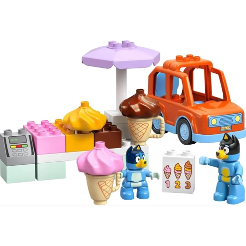 Конструктор LEGO DUPLO Bluey Путешествие с мороженым из Блуи (10458)