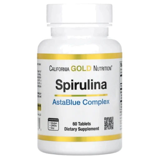 California Gold Nutrition Spirulina Спіруліна 60 таблеток