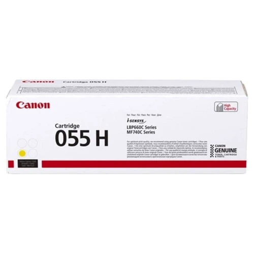Картридж Canon 055H Yellow 5.9K (3017C002): Производитель Canon
