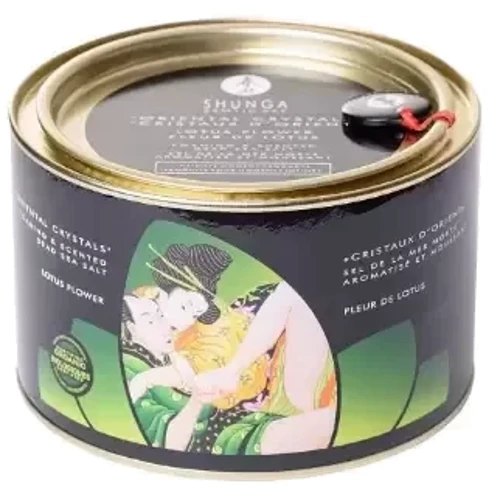 Соль для ванны Shunga Oriental Crystals Bath Salts ORGANIC - Lotus Flower (600 г) соль Мертвого моря
