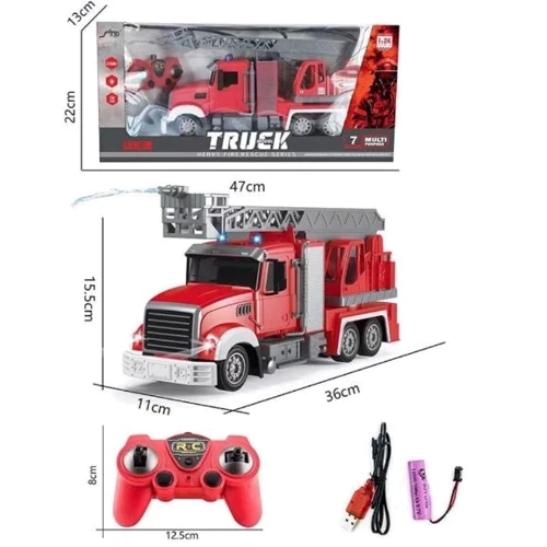 Пожарная машина на радиоуправлении A-Toys (QH 2902-1)