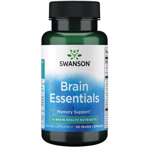 Swanson Brain Essentials Для мозкової діяльності 60 вег капсул