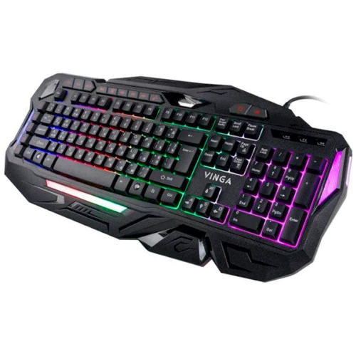Клавіатура Vinga KBG417 black: інтерфейс підключення USB