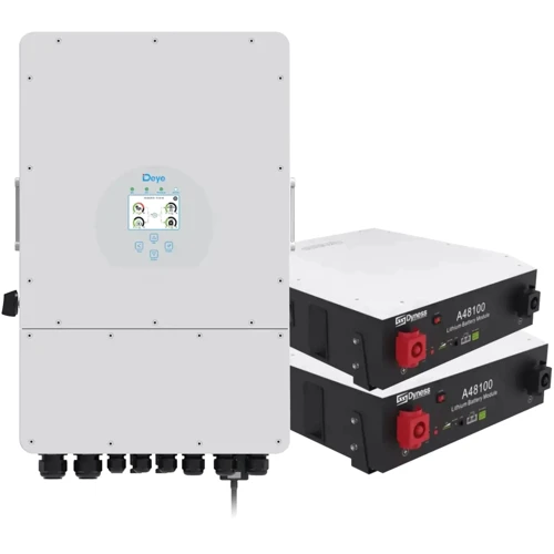 

Система хранения энергии Deye SUN-10K-SG04LP3-EU-2DY9.6K-LFP-W 10kW 9.6kWh 2BAT LiFePO4