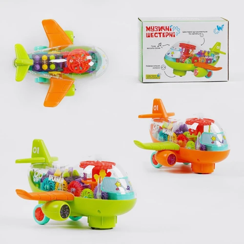 Літак музичний WToys зі світловими та звуковими ефектами (80587)