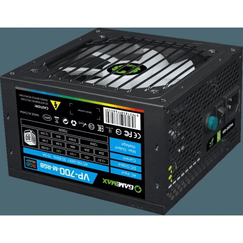 Блок питания GameMax VP-700-M-RGB: КПД, % 85