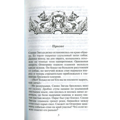 Эрин Хантер: Коты-воители. Пророчество Синей Звезды. Книга 1. Начало: Обложка Твердая