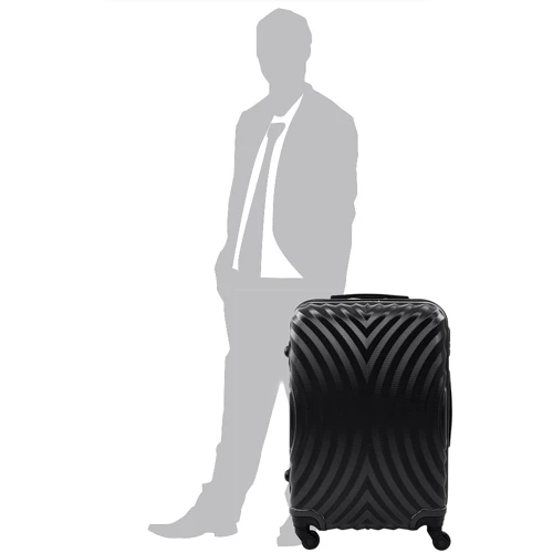 Чемодан Rogal L черный (RGL760L-black): Пол Унисекс