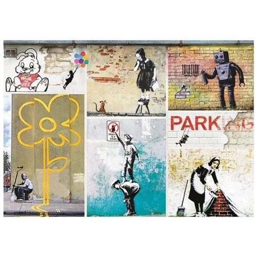 Пазл Eurographics Уличное искусство Бенкси, 1000 элементов (6000-5765)