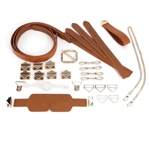 БДСМ-набор LOCKINK Bondage & Restraint Brown Set