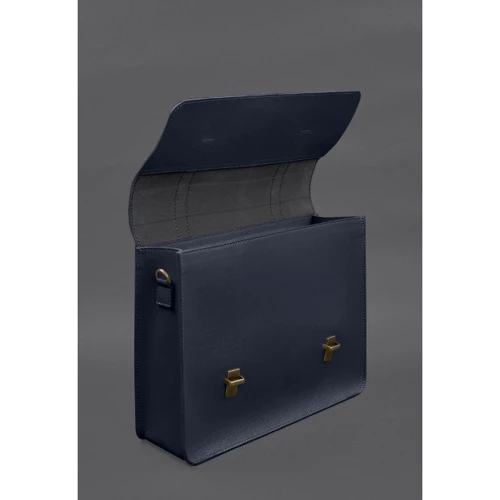 Сумка-сэтчел BlankNote Porte синяя (BN-BAG-58-navy-blue): Страна производитель Украина
