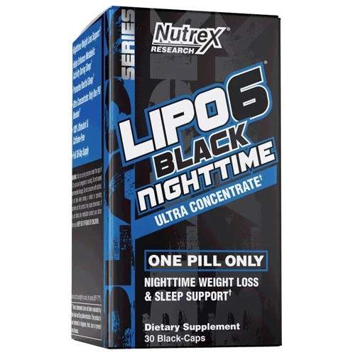 Жироспалювач Nutrex Research Lipo-6 NightTime 30 capsules