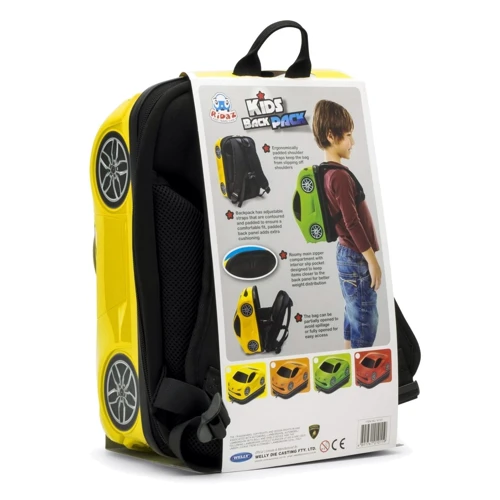 Рюкзак машинка Ridaz Lamborghini backpack (91101W-YELLOW) фото 11