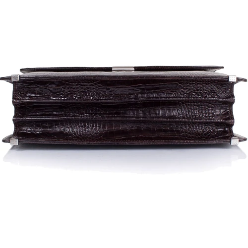 Мужской портфель Desisan коричневый (SHI319-19-10KR): Фактура Матовая, Тиснение