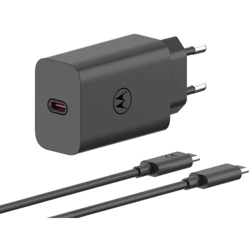 Зарядное устройство Motorola Wall Charger USB-C 68W with USB-C Cable Black (PG38C06281): Сила тока 2.4А и более