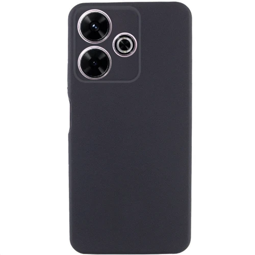 Чехол для телефонов TPU Case Getman Liquid Silk Full Camera Black for Xiaomi Redmi 13 4G / Poco M6 4G