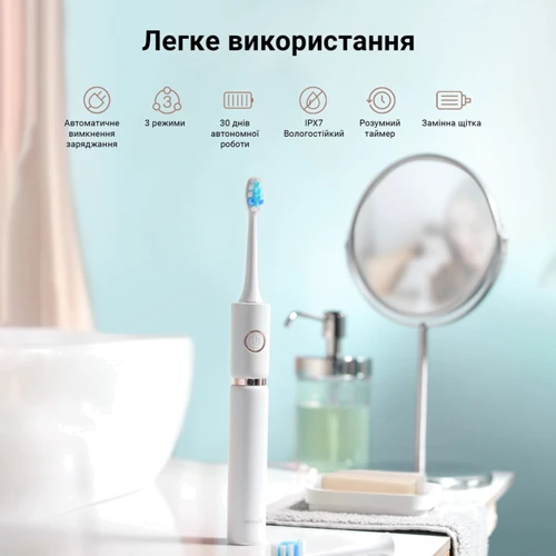 Зубная щетка Fairywill P11 white фото 4
