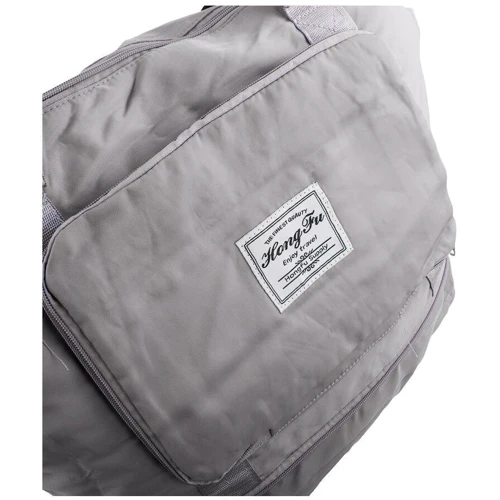 Женская дорожная сумка Valiria Fashion серая (5DETAA2636-grey): Материал Полиэстер