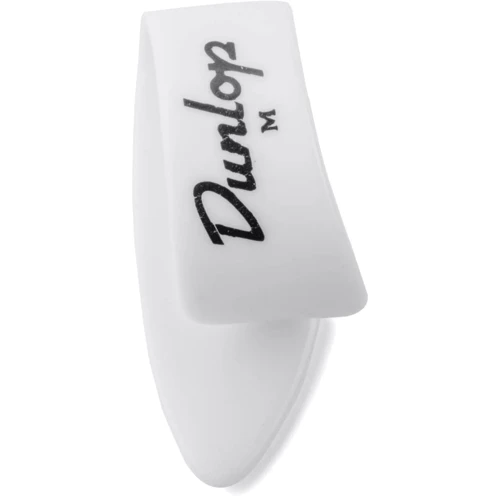Медиатор Набор медиаторов DUNLOP 9002R WHITE PLASTIC THUMBPICK MEDIUM (12 шт.)