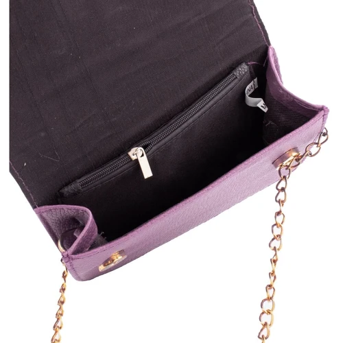 Женская сумка-сэтчел Valiria Fashion сиреневая (4DETBI-184924-7): Фактура Матовая, Зернистая