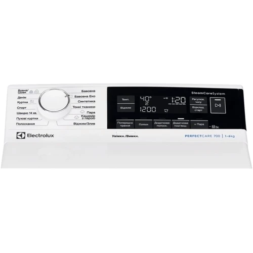 Стиральная машина Electrolux EW7TN3362U: Максимальная скорость отжима, об/мин 1300