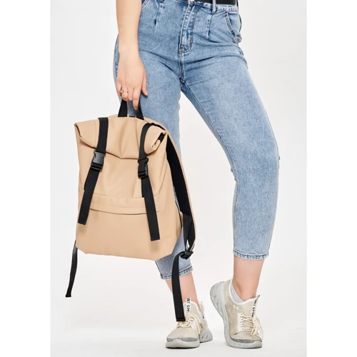 Жіночий рюкзак Sambag RollTop Milton бежевий (24211026): Країна виробник Украина