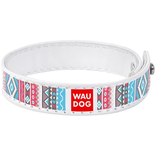 Браслет WAUDOG Design з малюнком "Етно" 15 мм 21-23 см білий (004715)