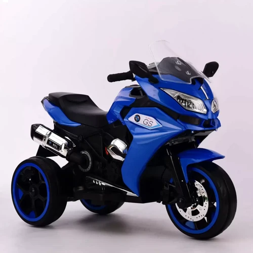 Трёхколёсный мотоцикл Kidsauto Sport 12V синий фото 9