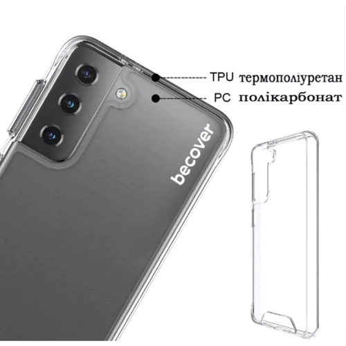 Чехол для телефонов BeCover Space Case Transparancy for Samsung G990 Galaxy S21 FE (709354): Тип накладка на заднюю часть