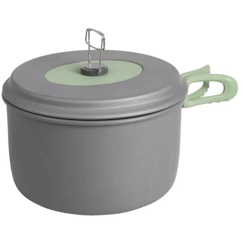 Набор посуды Bo-Camp Explorer XL 4 Pieces Hard Anodized Grey/Green (2200249) (DAS302116) фото 3