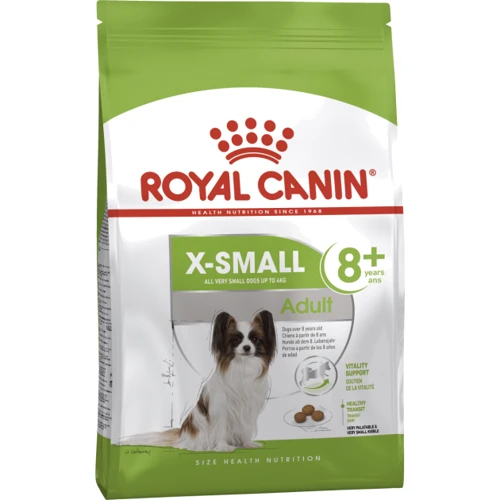 Сухой корм для собак Royal Canin XSmall Adult 8+ малых пород старше 8 лет 500 г (10040059)