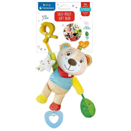 Погремушка на коляску Clementoni Easy-Peasy Soft Bear (8005125177882): Производитель Clementoni