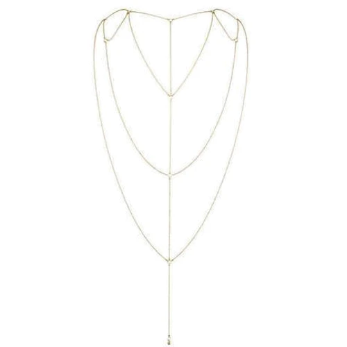 Украшение для спины и декольте Bijoux Indiscrets Magnifique Back and Cleavage Chain - Gold