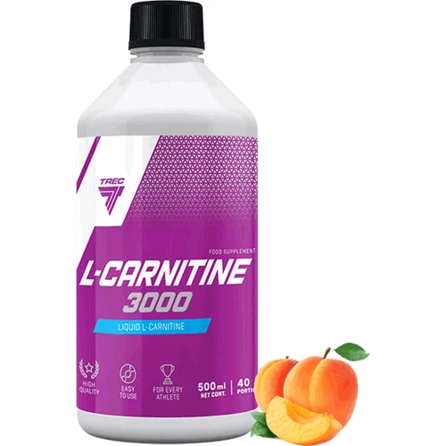 Жиросжигатель Trec Nutrition L-Carnitine 3000 500 ml / 40 servings / apricot