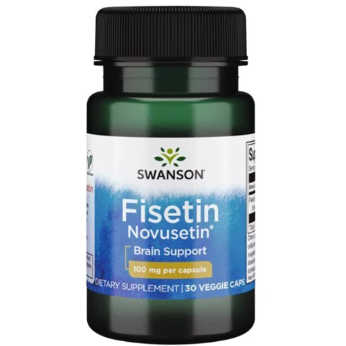 Swanson Fisetin Novusetin 100mg Фісетин Новусетін 30 капсул