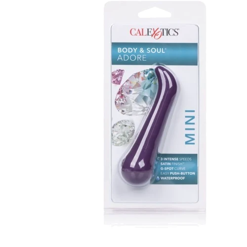 Вибратор Body&soul Adore 8,25 х 2,5 см, фиолетовый