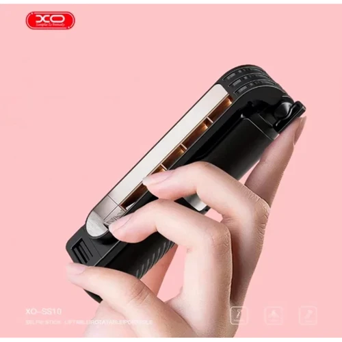 XO SS10 Mini Tripod Stand Bluetooth Selfie Stick with Mirror 80cm Black фото 8