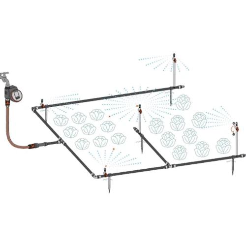 Набор для капельного полива Gardena Micro-Drip-System (13450-20.000.00): Тип шланг садовый