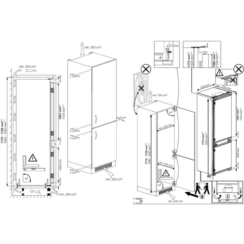 Встраиваемый холодильник Beko BCNA306E4ZSN фото 11