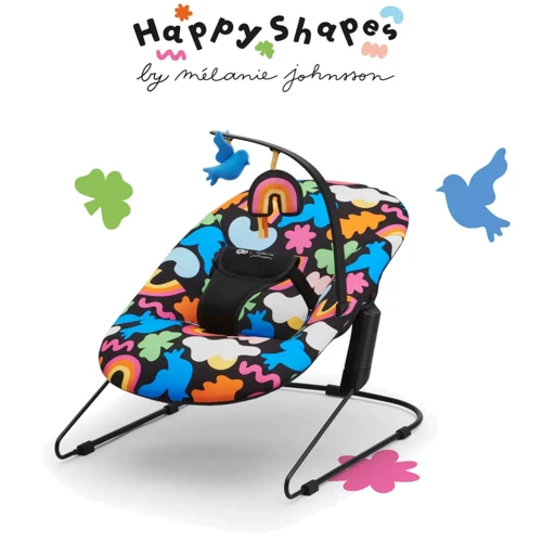Шезлонг-качалка Kinderkraft Calmee Happy Shapes (KBCALM00HAP0000): Конструкция опоры без колесиков