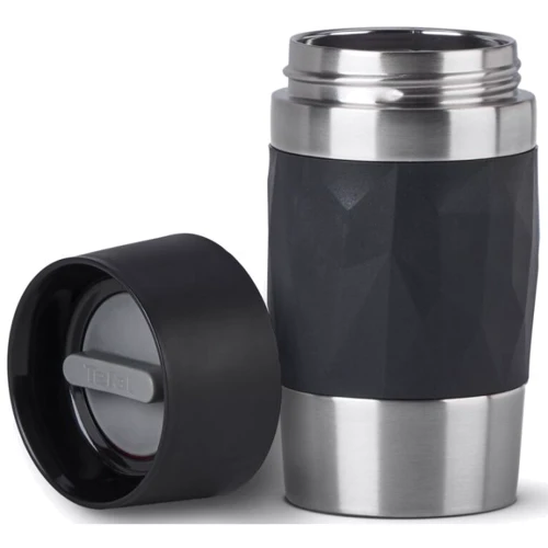 Термостакан Tefal Compact mug 0.3 л чорний (N2160110): Об'єм, л 0.3