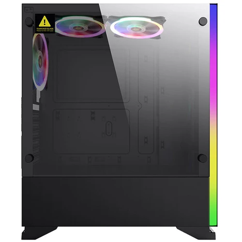 Корпус 1STPLAYER B6-3R1-BK: Форм-фактор материнской платы ATX/MicroATX