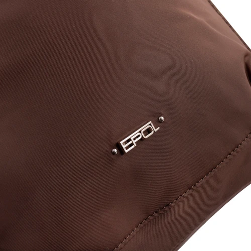 Женская спортивная сумка Epol коричневая (VT-6021-01-brown): Стиль Спортивный
