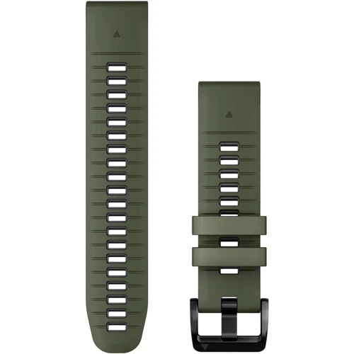 Ремешок Garmin QuickFit 22 Watch Bands Moss/Graphite Silicone (010-13280-07)